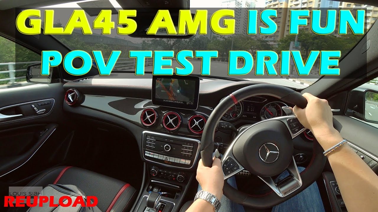 Mercedes Benz GLA45 AMG POV Test Drive in Kuala Lumpur, Malaysia #GLA45AMG #mercedesbenzgla45