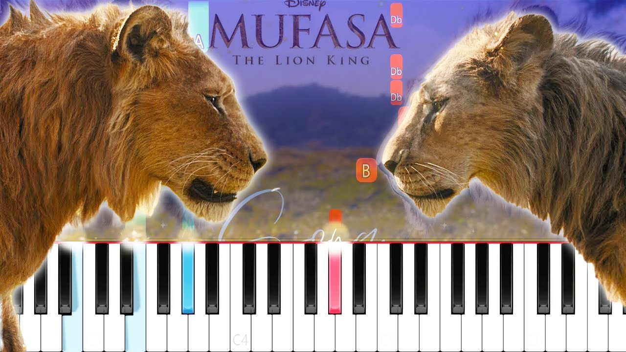 Mufasa The Lion King - I Always Wanted A Brother (Piano Tutorial)