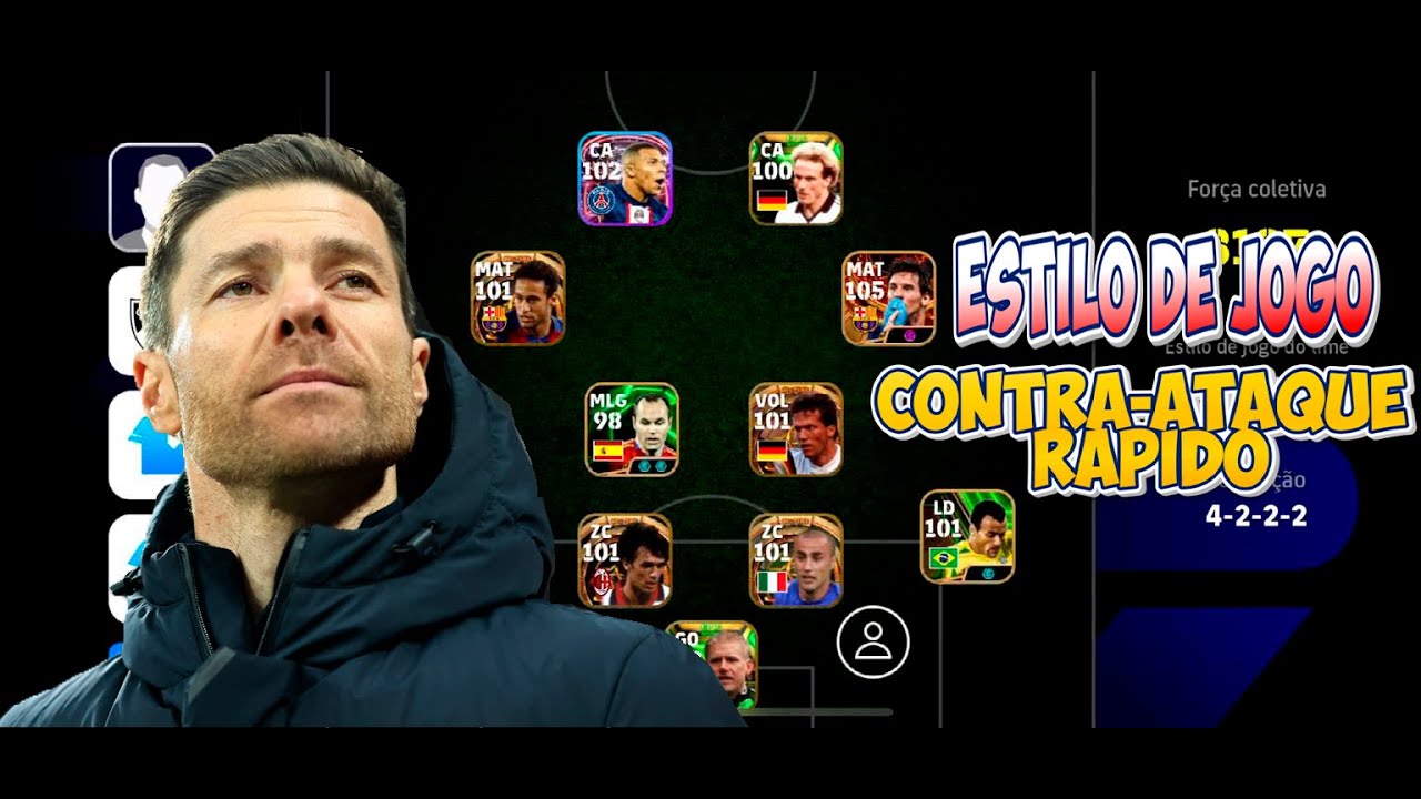 Como Jogar no  *CONTRA ATAQUE RAPIDO*  A Verdade Sobre Esse Estilo *entenda tudo* EFOOTBALL 2025