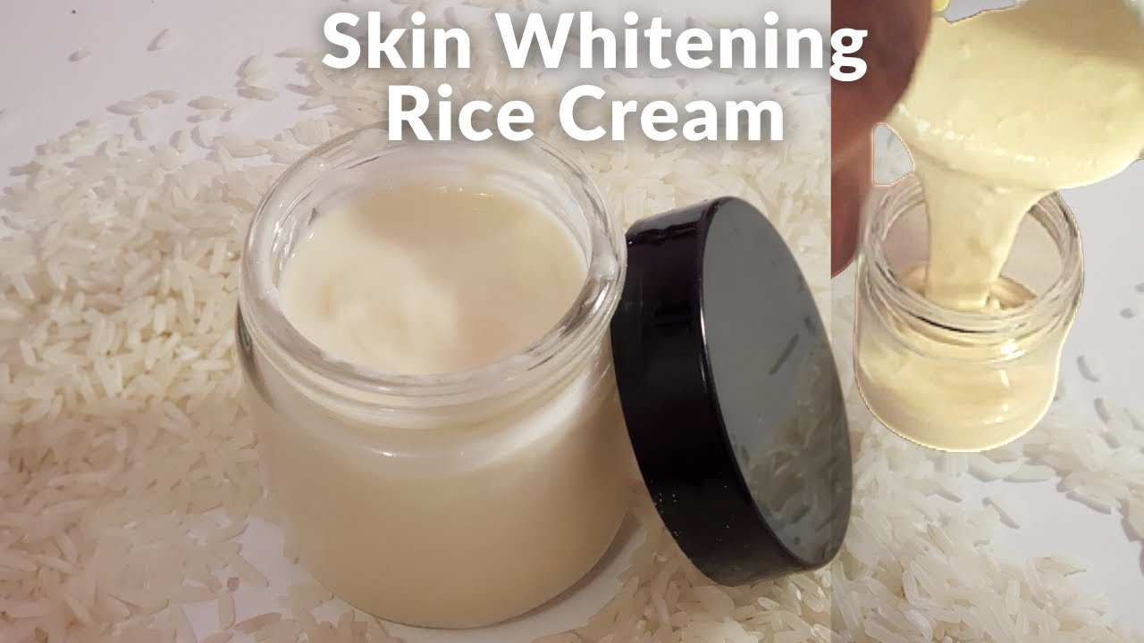 Homemade Rice Face Cream For Skin Whitening, Glowing | Korean Inspired DIY Rice Cream