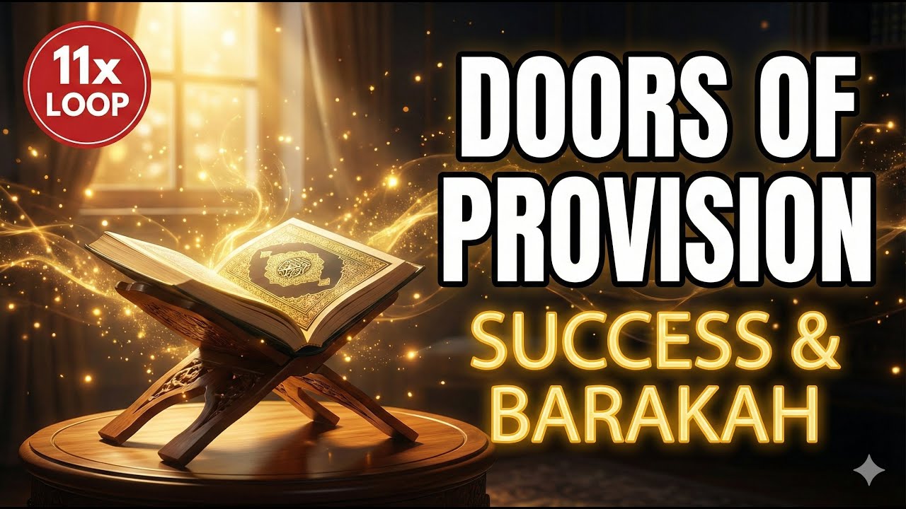Doors of Provision: Surah Al-Muzzammil 11x Loop | Attract Wealth, Success & Barakah