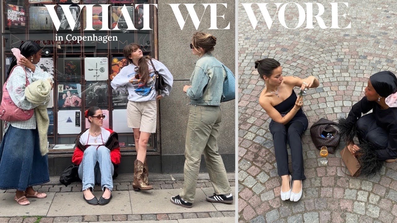 What my friends and I wore in Copenhagen 🩴