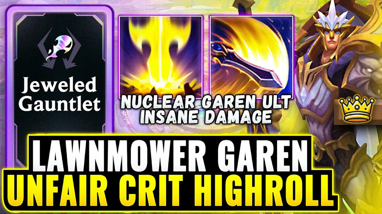 Easiest Champion: 60% Max HP Execute Jeweled Gauntlet Garen | League Arena Gameplay