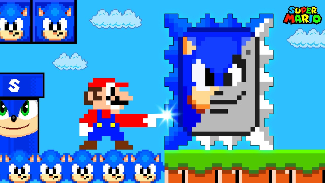 When Everything Mario Touches Turns Into Sonic (Part 2)