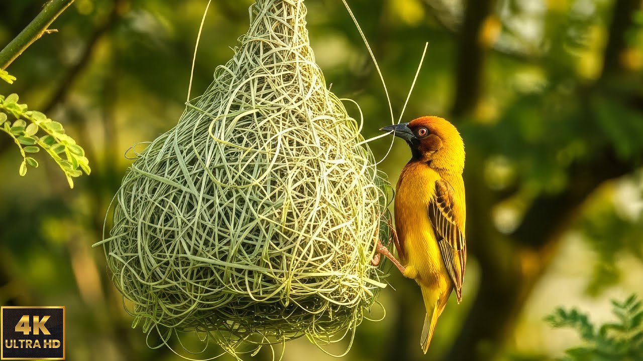 Springtime Nest Building: How Birds Prepare for New Life | 4K Nature ASMR