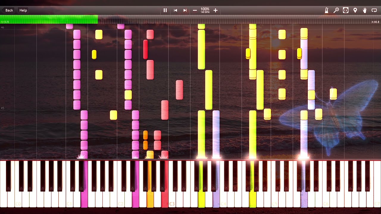 【Synthesia】truth(嵐)『魔王』主題歌【ピアノ・耳コピ】
