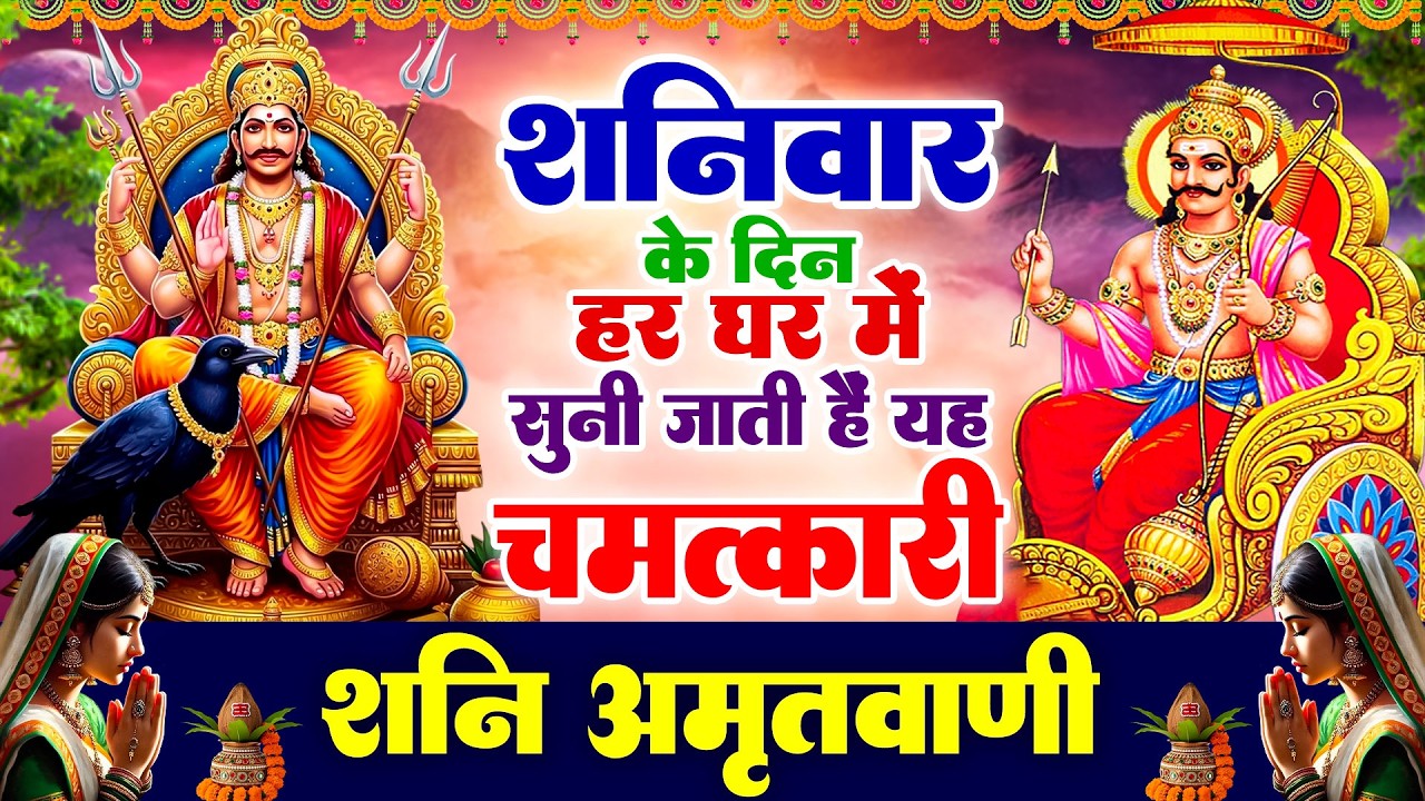 शनिवार के दिन हर घर में सुनी जाती हैं यह चमत्कारी शनि अमृतवाणी | Shanidev Amritwani #Bhajan2026