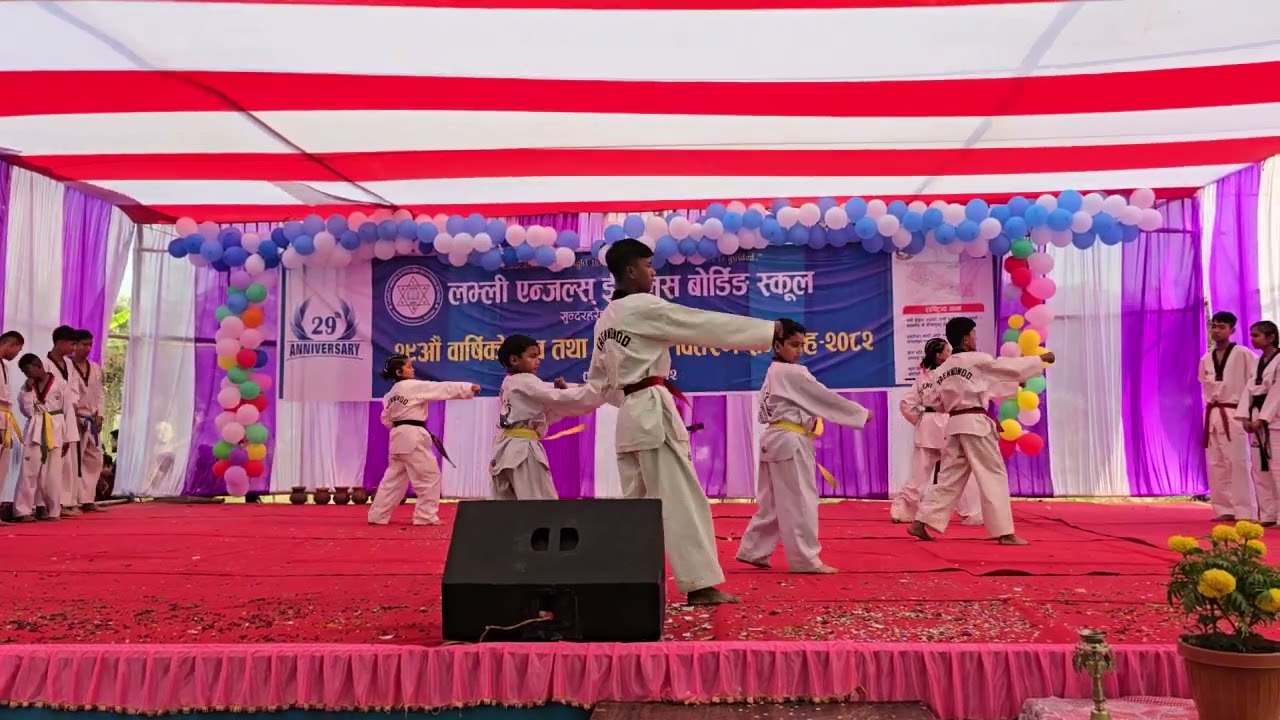 #Taekwondo demonstration at lovely angel boarding school 