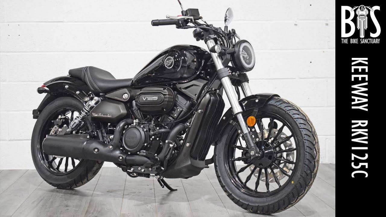 2023 Keeway RKV125 Bobber Новая модель Custom Cruiser RK V125 (английский, Великобритания)
