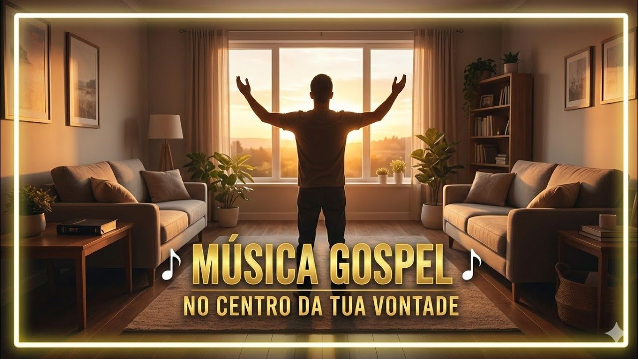 🎶 MÚSICA GOSPEL 🎵 NO CENTRO DA TUA VONTADE