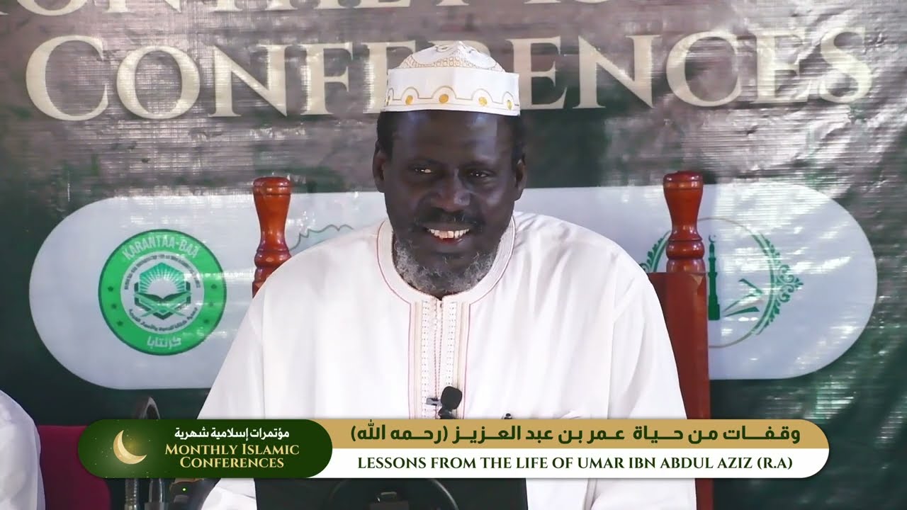 Dr. Mbye Kebba Kah – LESSONS FROM THE LIFE OF UMAR IBN ABDUL AZIZ (R.A)