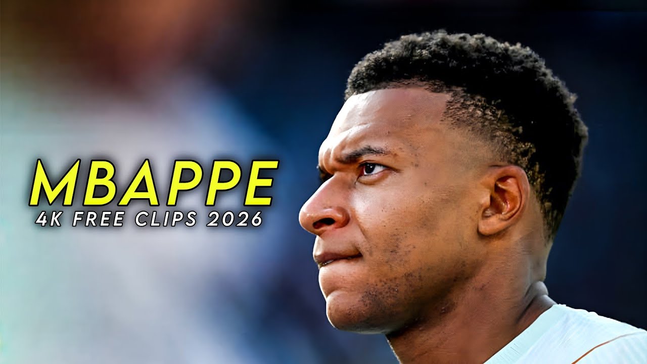 Kylian Mbapp&eacute; France 2026 🇫🇷 Free Clips &bull; 4K Scenepack