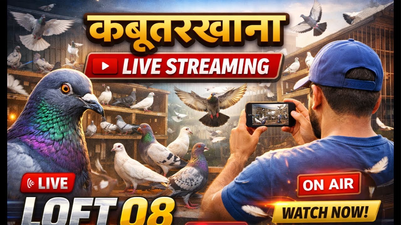 🔴Sunday Kabootro ke sath #pigeon #birds #shortsfeed #livestream #youtube #viral #viralvideo