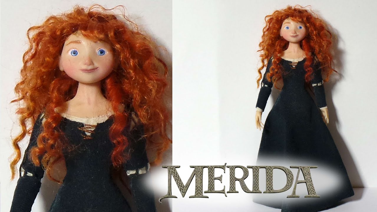 Merida (Brave) Inspired Poseable Doll - Polymer Clay Tutorial