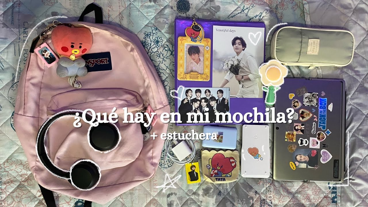 ¿Qué hay en mi mochila? (ver. universidad) ✧˚ ༘ ⋆｡♡˚