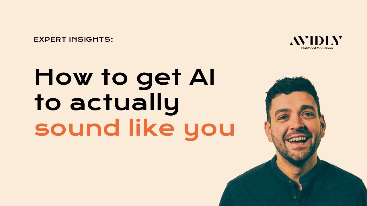 How to get AI to actually sound like you | Avidly Expert Insights