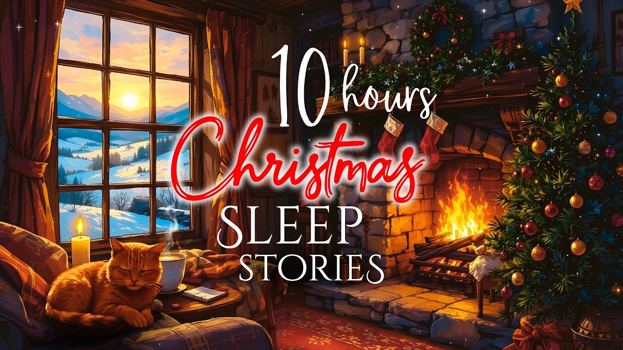 Drift Off to 10 HOURS of Soothing Festive Bedtime Fairy Tales {ASMR}