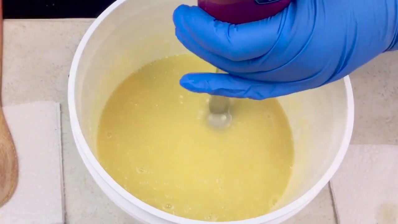 How to make cold process liquid soap paste | no crockpot