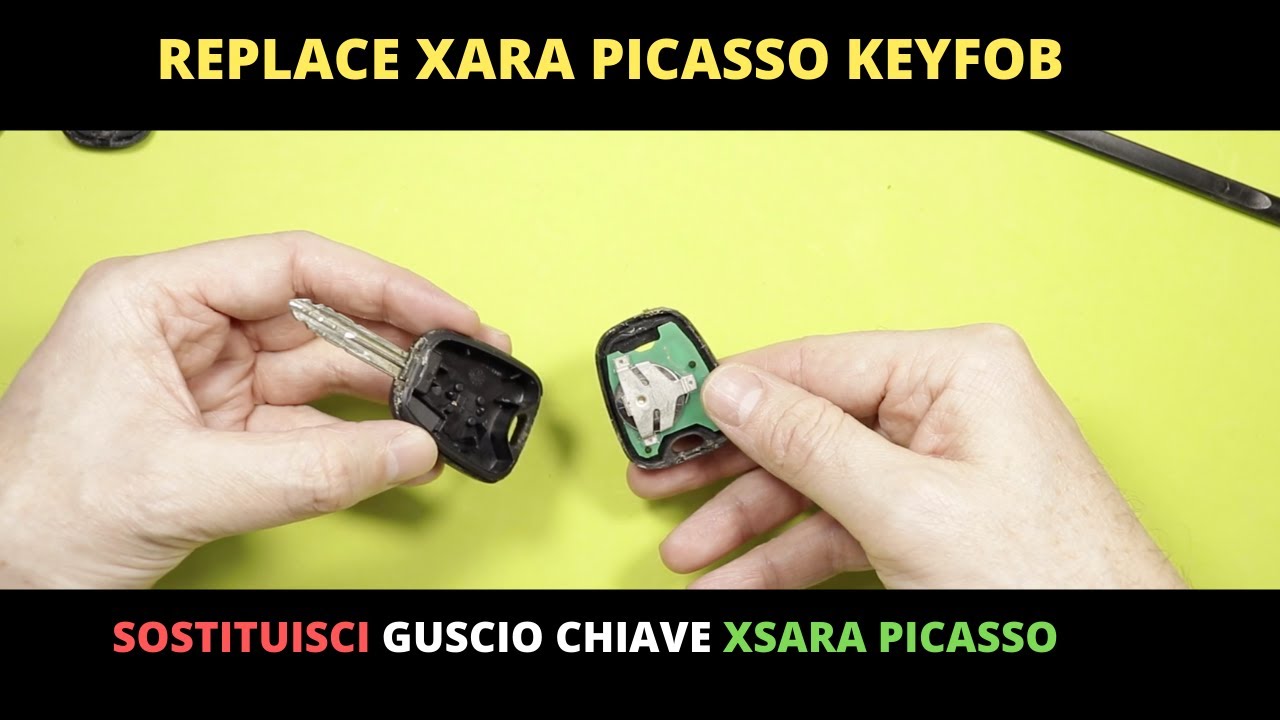 How to replace Citroen Xsara Picasso Keyfob. Step by step guide