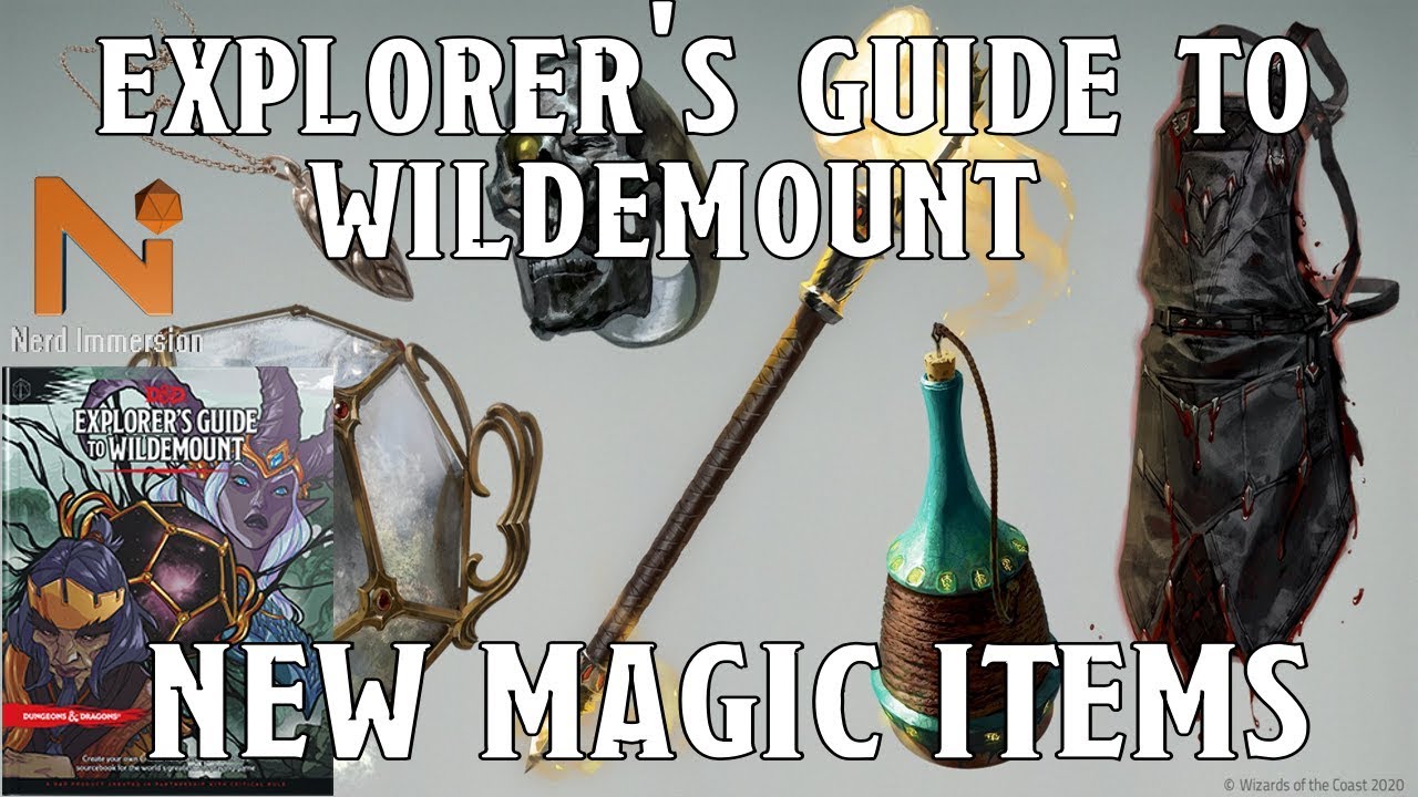 New Magic Items in Explorer's Guide to Wildemount! | Nerd Immersion
