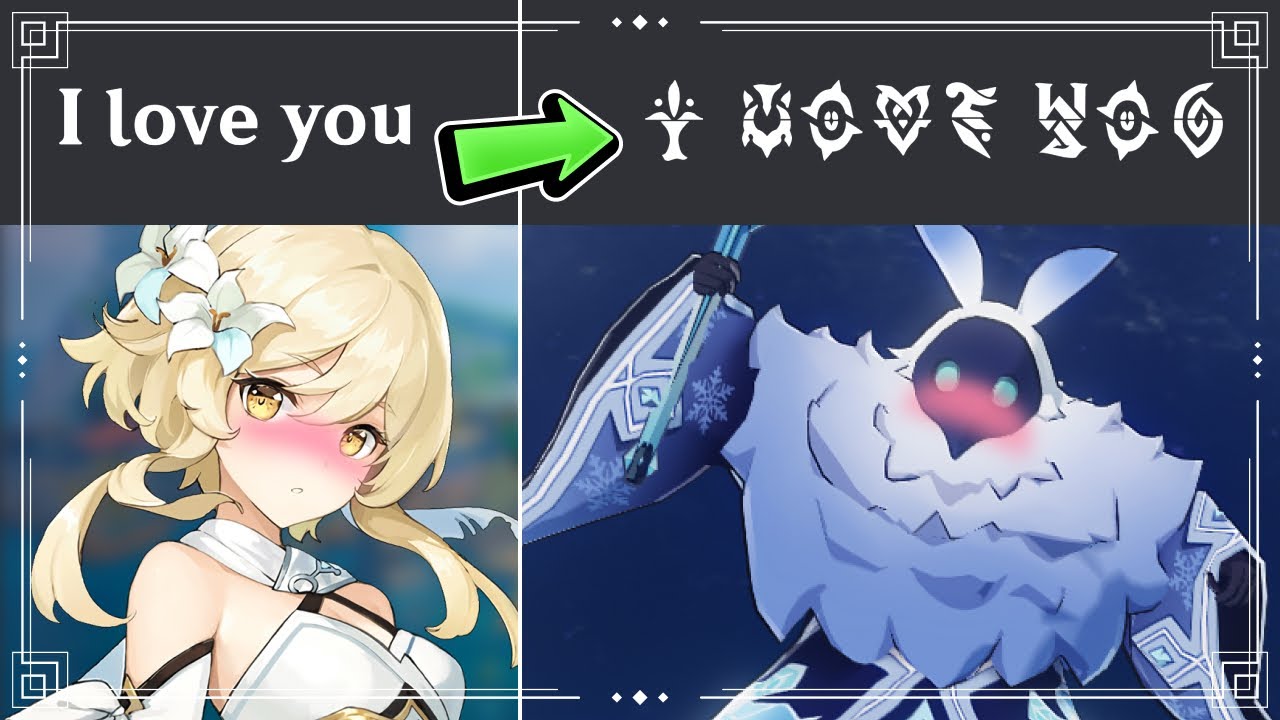 WHAT ARE THESE WEIRD SYMBOLS?! (WAGNER SECRET REVEAL!) Teyvat and Khaen'riah Language Genshin Impact