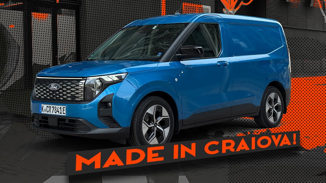 Ford E-Transit Courier - Cărăușul electric fabricat în România