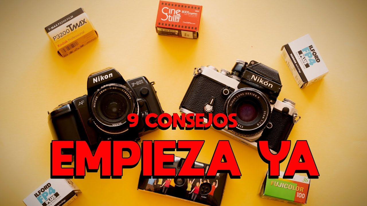 📸 👉 9 CONSEJOS para EMPEZAR en FOTOGRAFÍA ANALÓGICA ✅ en 2022