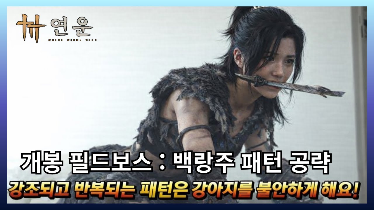 [연운] 보스 패턴공략 : 백랑주
