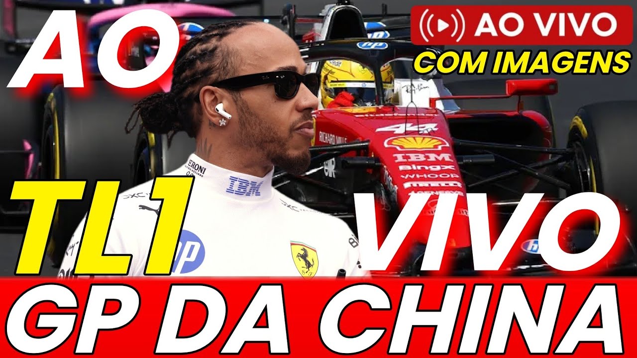 AO VIVO: F1 GP DA CHINA TREINO LIVRE 1 COM IMAGENS GP TV EN DIRECTO - F1 MANAGER 24 #f1hoje 