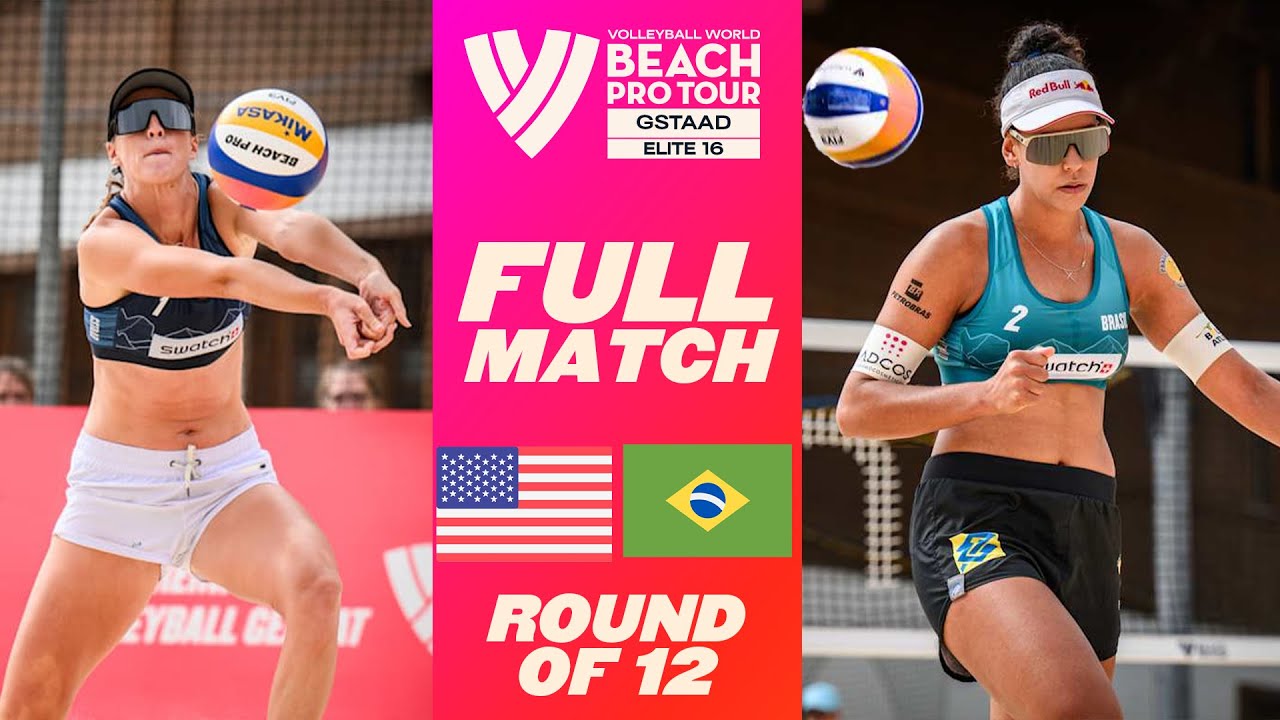 Cannon/Kraft 🇺🇸 vs. Ana Patricia/Duda 🇧🇷 - Full Match | Round of 12 - Elite 16 | Beach Pro Tour