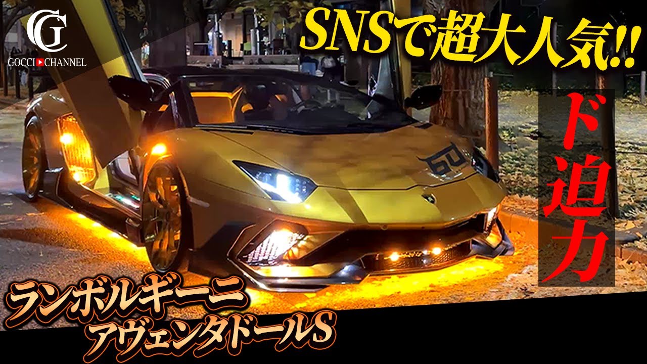 【ド派手】あまりにもかっこよすぎるフルカスタムのランボルギーニアヴェンタドールSをご紹介!!