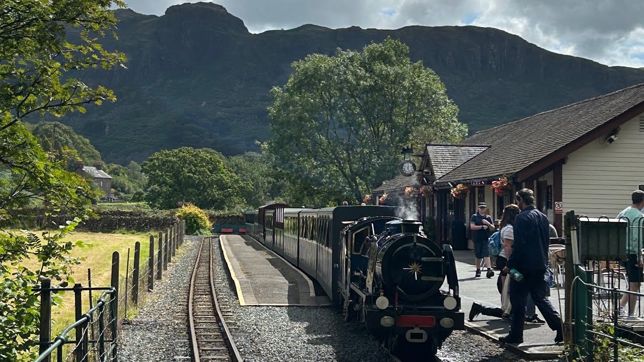 Ravenglass and Eskdale Railway with Whillan Beck, River Mite and Lady Wakefield 16.08.2024