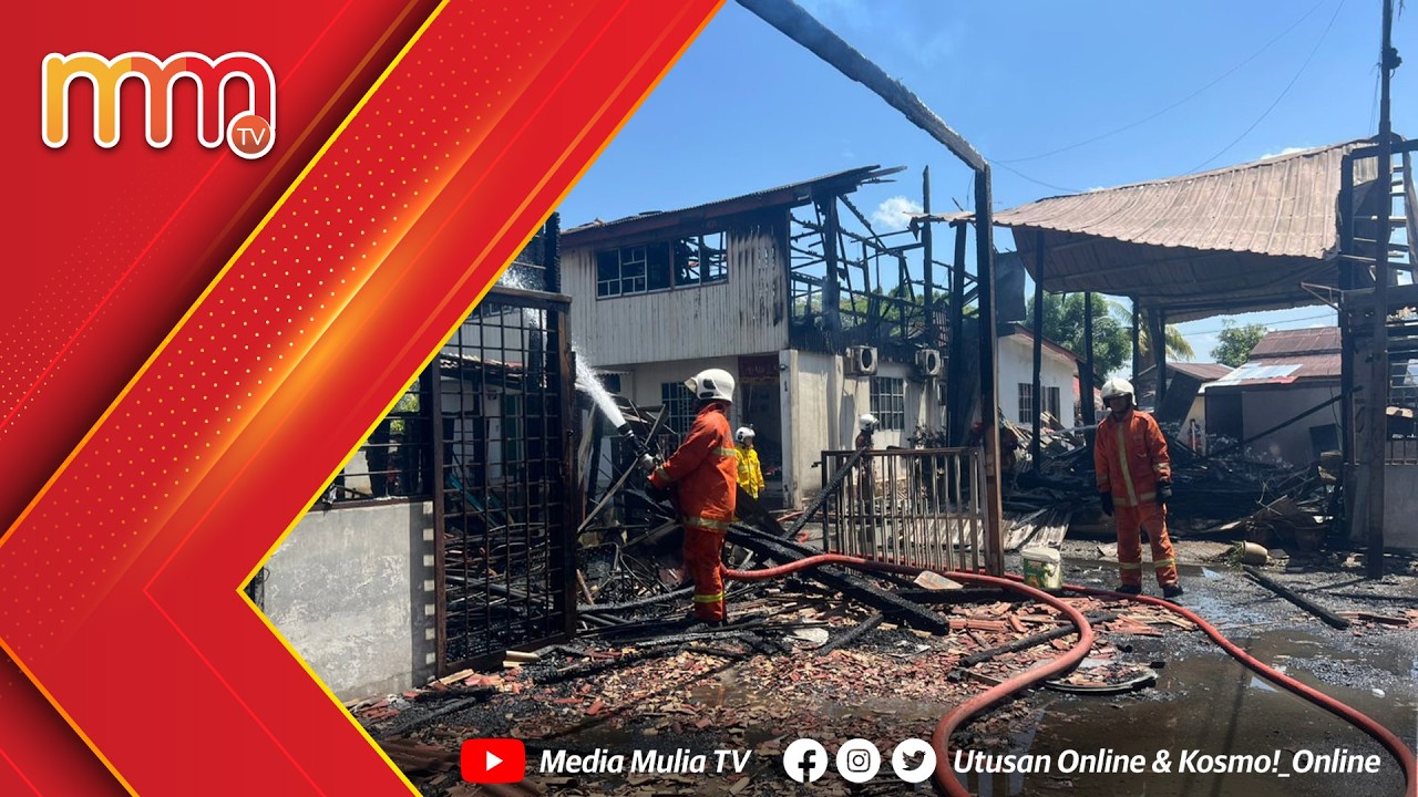 Rumah terbakar semasa sedang lakukan persediaan berniaga bazar Ramadan