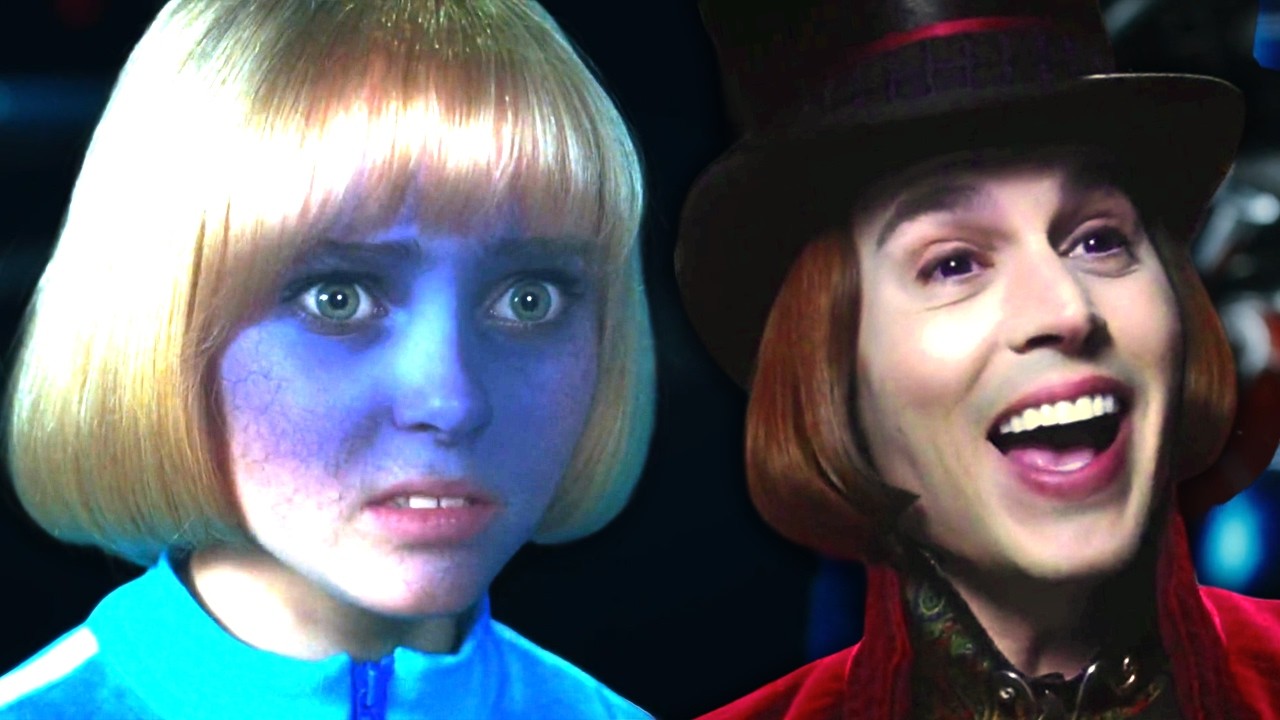 Tim Burton's Charlie and the Chocolate Factory is INSANE...
