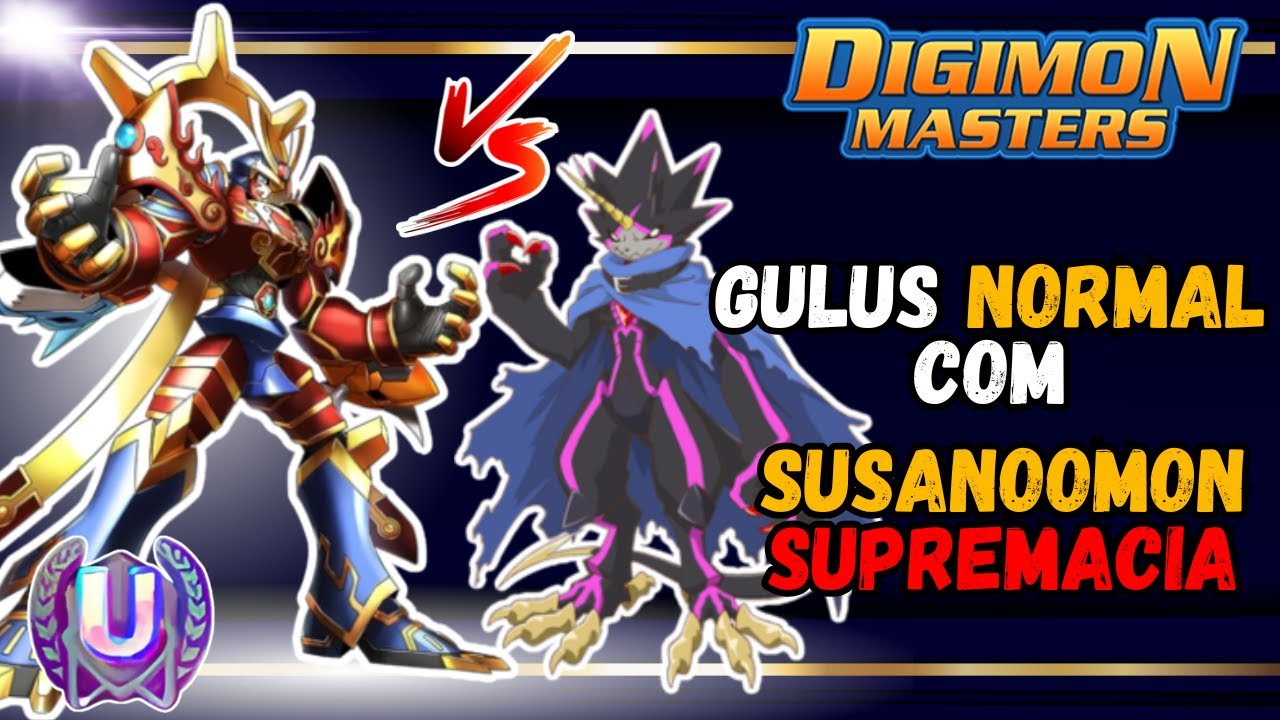 SUSANOOMON SUPREMACIA VS GULUS NORMAL - DIGIMON MASTERS ONLINE