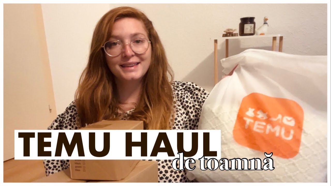 Unboxing / Haul Temu cu produse de toamnă