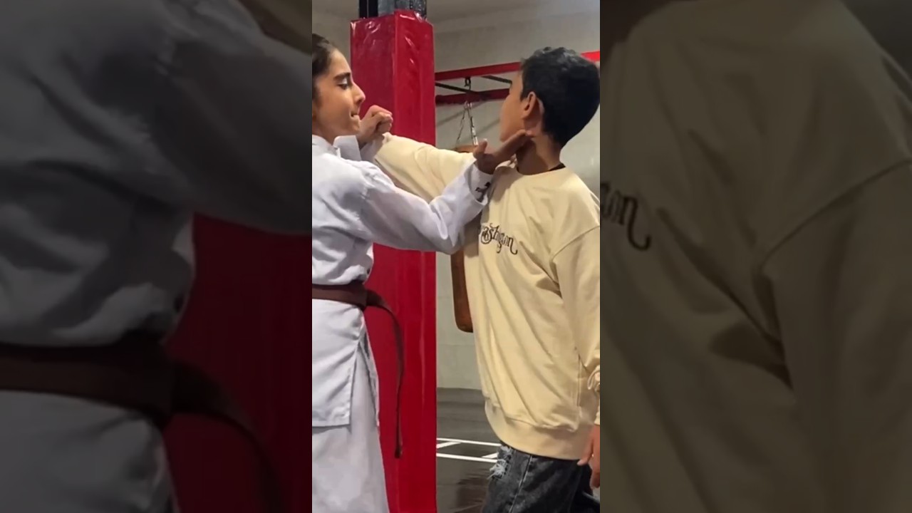#farahi #selfdenfense #karate girl#karate kihon#karate trining#karateh dress