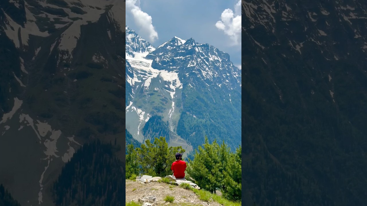 Sukoon 🌲🏔️🌲 #love #bollywood #song #music #hindi #ytshorts #mountains #sonmarg #travel