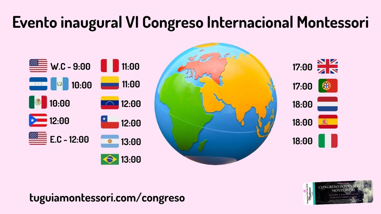 Gran evento inaugural del Congreso Internacional Montessori