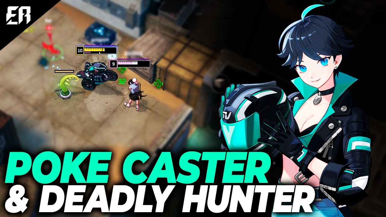 POKE CASTER ПЕШИЙ 💥 СМЕРТОНОСНЫЙ ОХОТНИК НА КОЛЁСАХ! 🏍️ | Геймплей Silvia Eternal Return