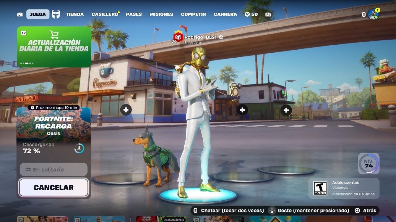 2 Coronas en recarga Fortnite Ps5