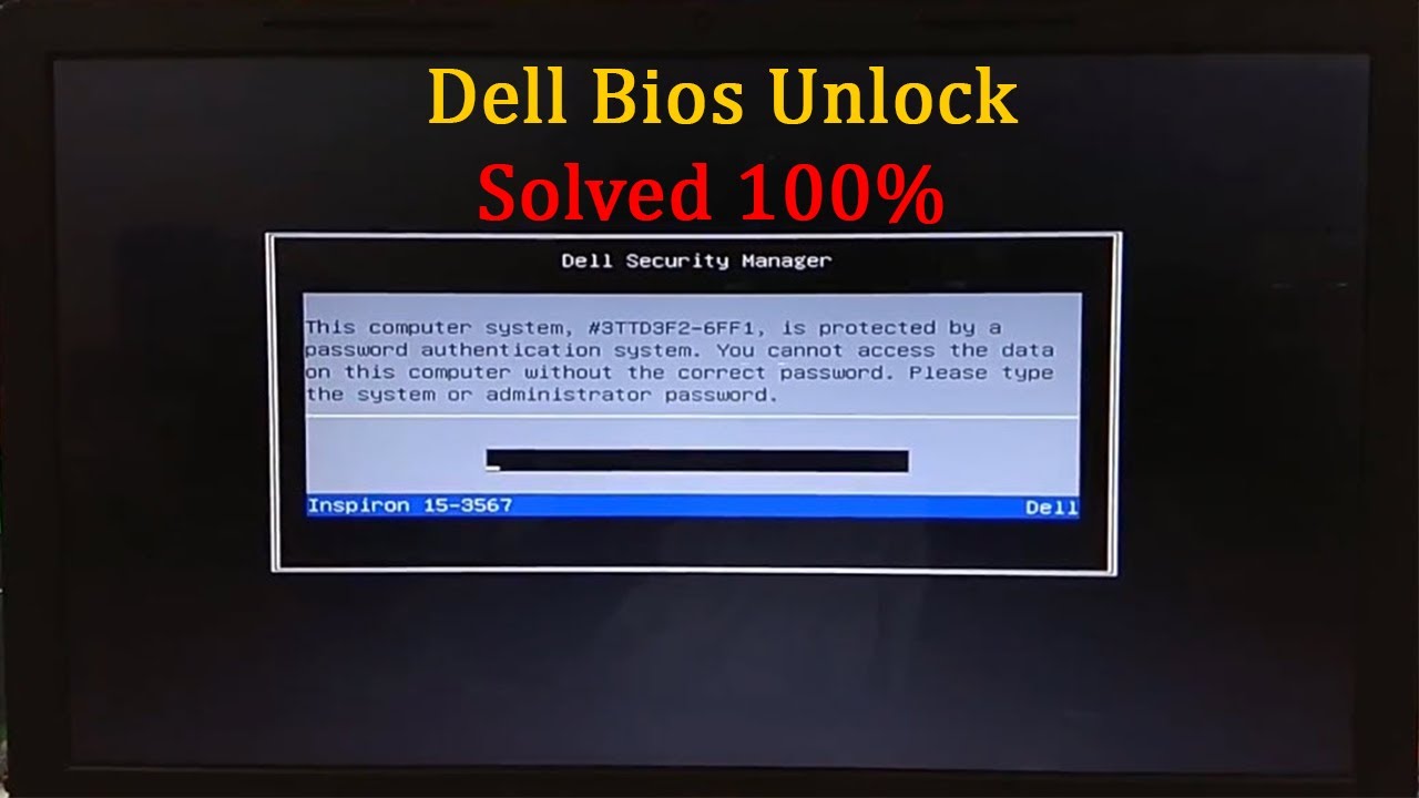 How to Remove Bios Password on All dell System | Dell Bios Unlock 100% Solved