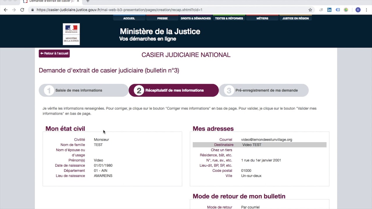 Comment obtenir un extrait de casier judiciaire ?