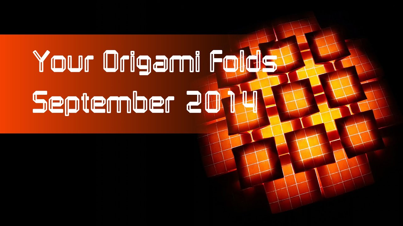 Your Origami Folds September 2014: 