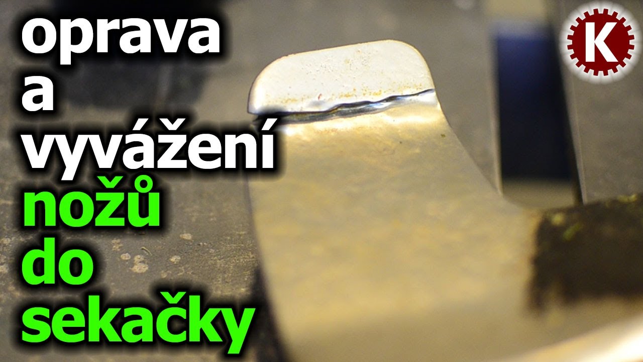 Jak jsem opravil (zavařil) a vyvážil nože do traktorku