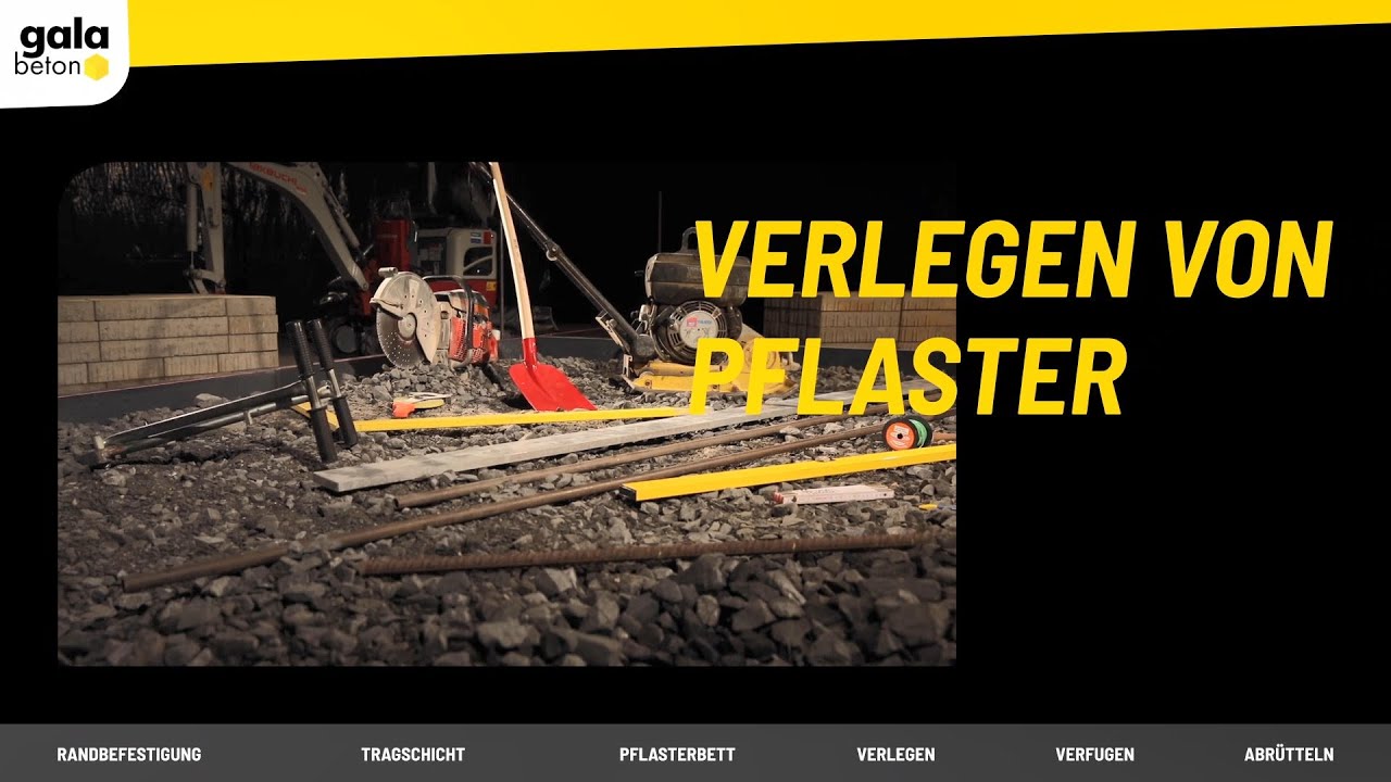 GP | galabeton | #praxistipp - Verlegehinweise Pflaster