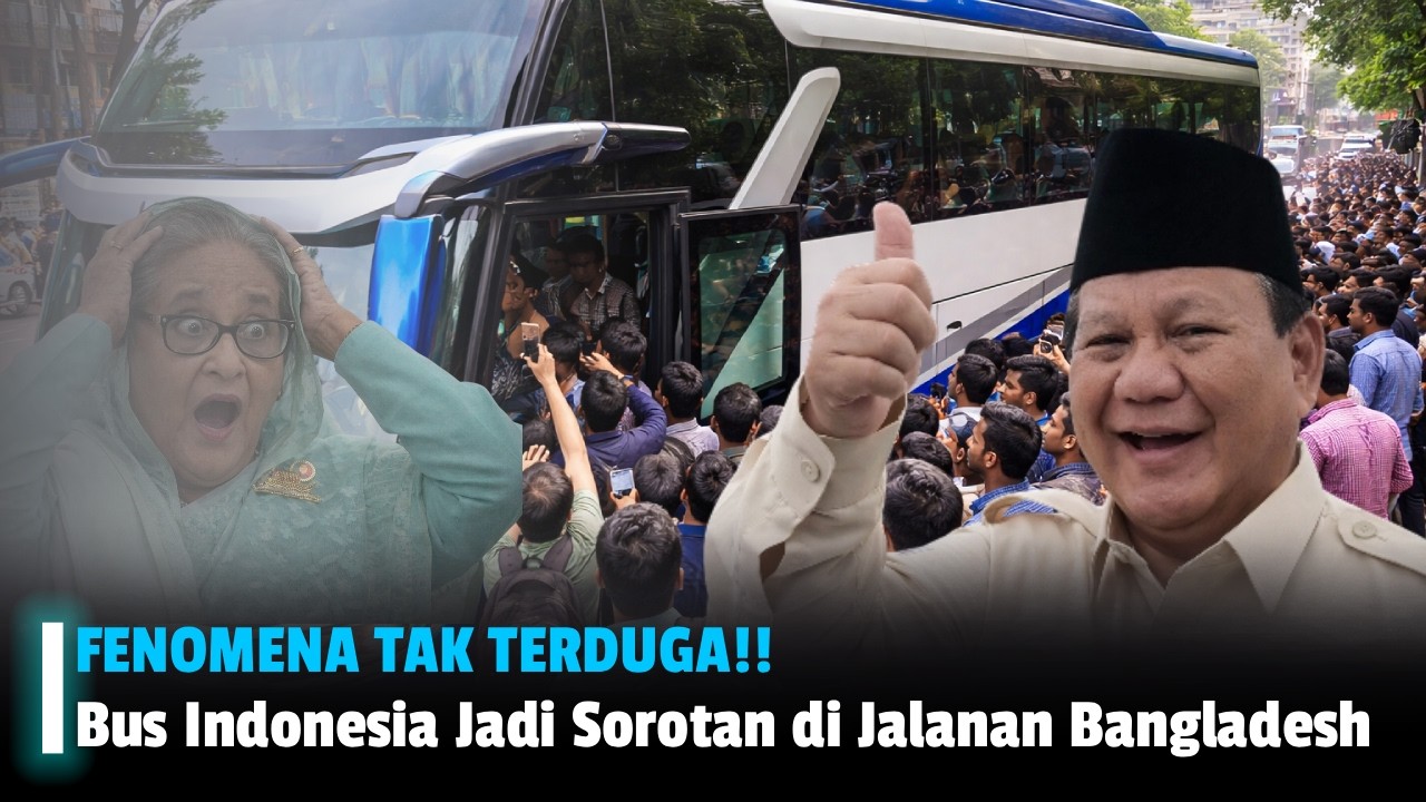 Bangladesh Terkejut! Bus Buatan Indonesia Bikin Warganya Berebut Naik