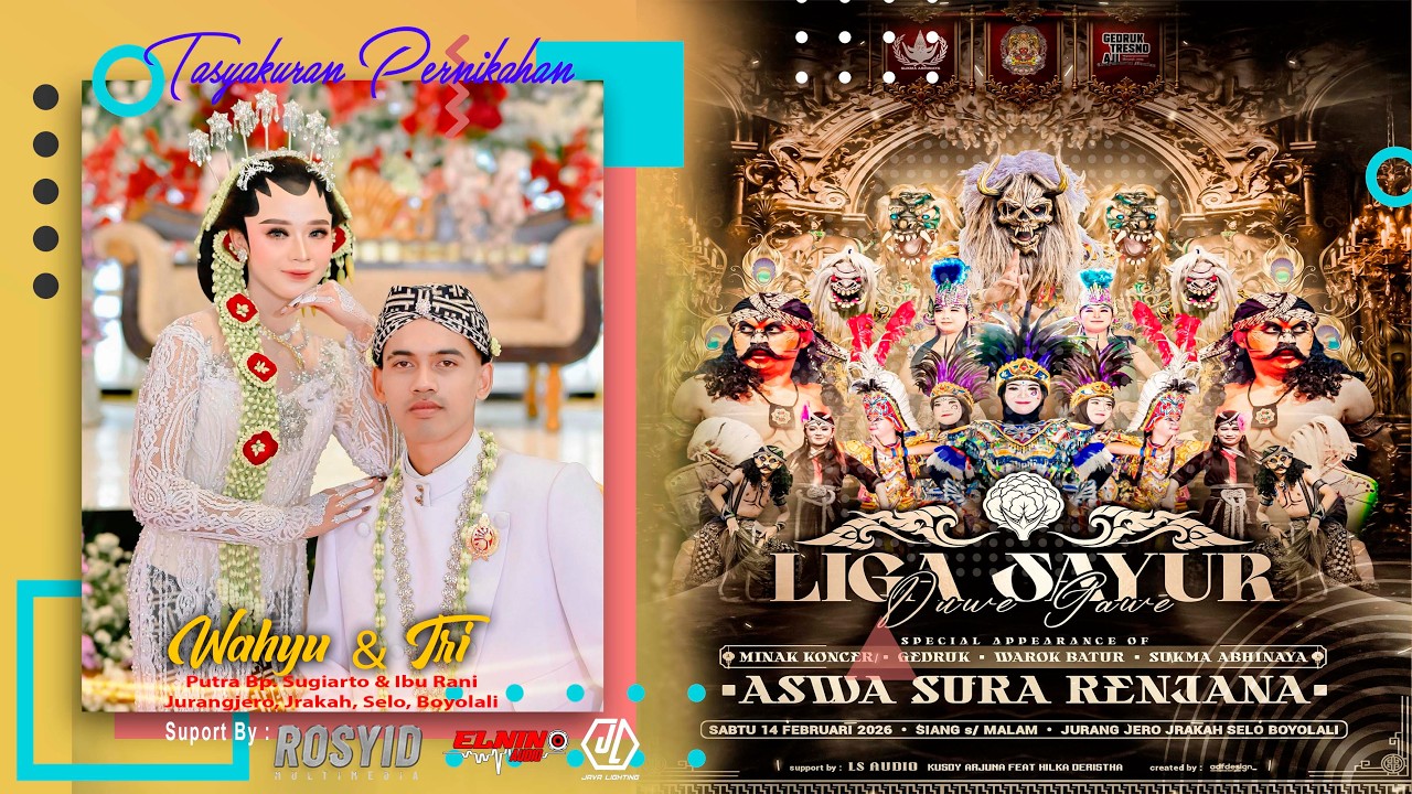 LIVE SIANG PERFORMANCE ASR || PERNIKAHAN WAHYU ADI S. & TRI WAHYU J. || JURANGJERO, 14 FEBRUARI 2025