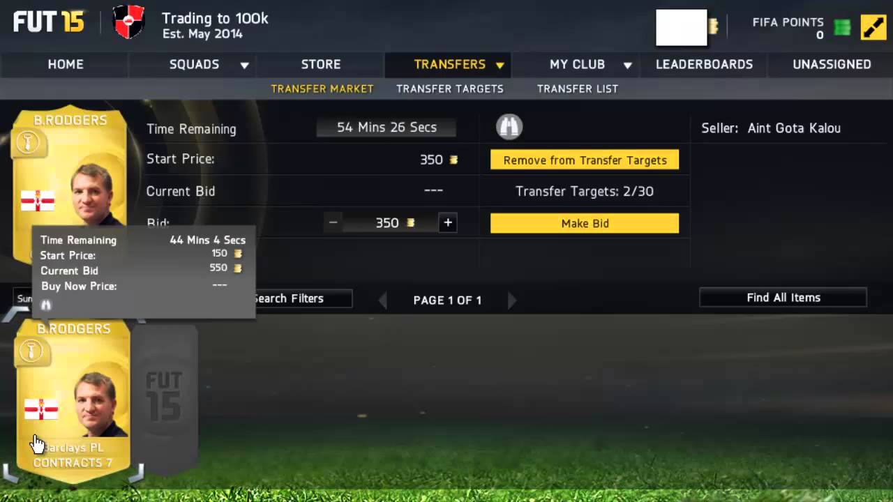 FIFA 15 WEB APP: Amazing Trading Method!
