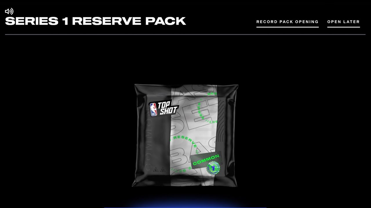 NBA TopShot Series 1 Reserve Pack Opening - My First Series 1 Pack Ft 4 x TopShot Debuts!!